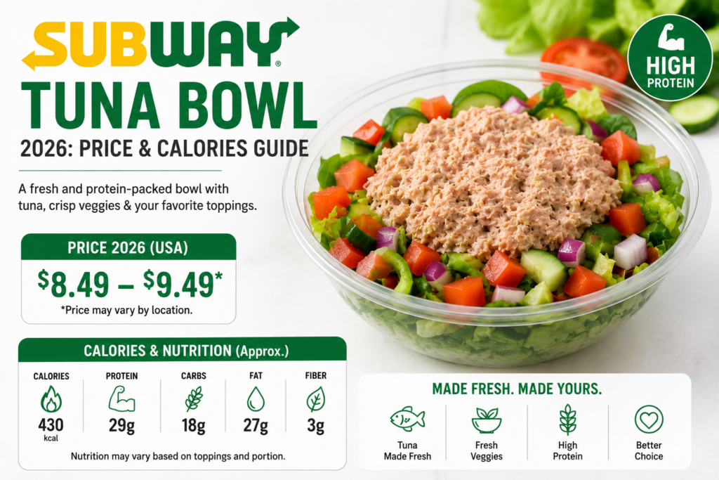 Subway Tuna Bowl